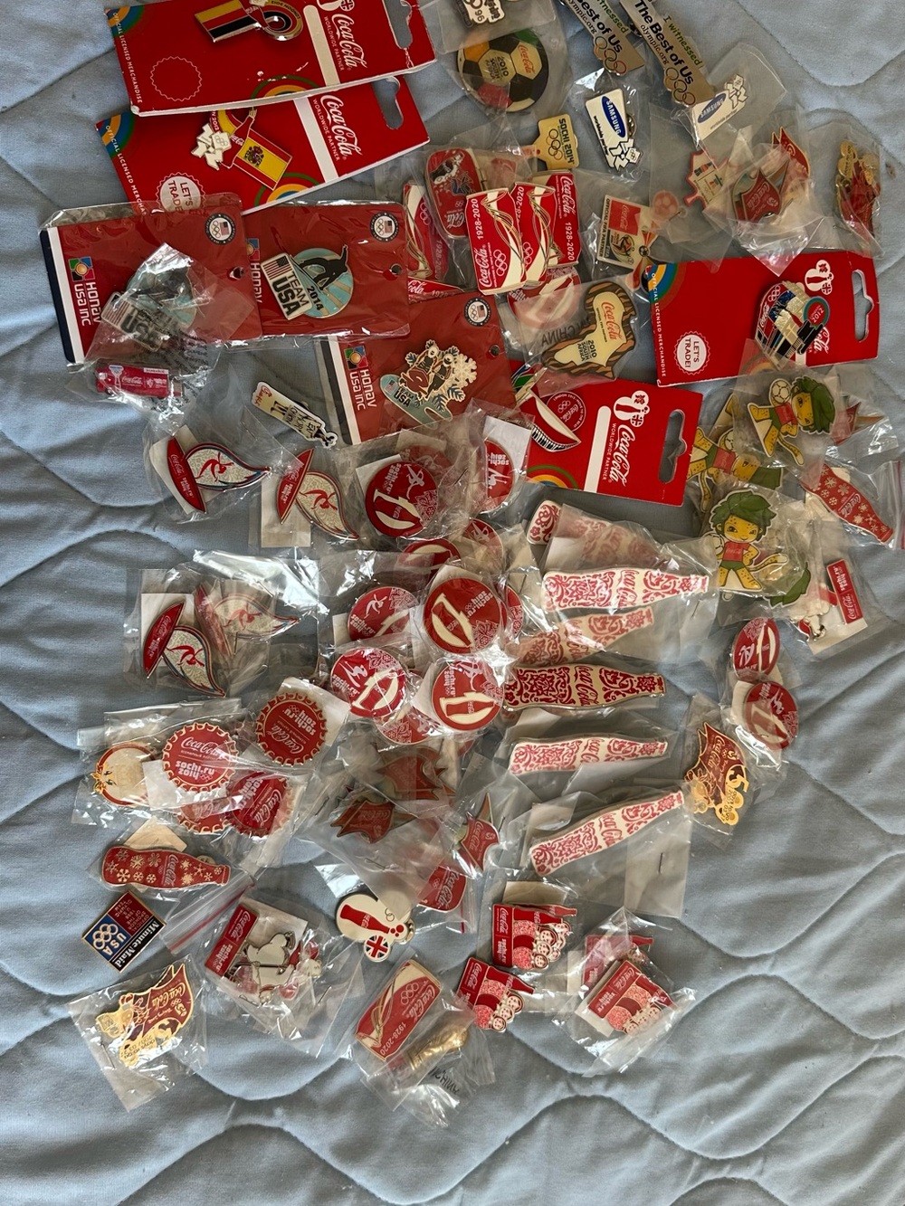Big Collection If Coca Cola Olimpic Pins
